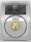 2024 1/10 oz $5 Gold Eagle PCGS MS-70 First Day of Issue (FDOI/FDI) - David Hall