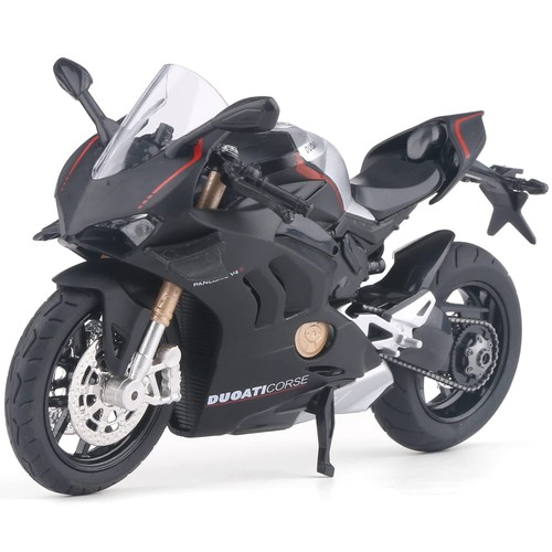 Die Cast Motorcycle Model for Ducati V4 Realistic Motorcycle Model 1:12 Sca