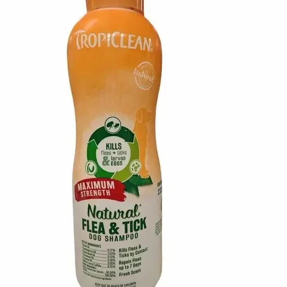 TropiClean Natural Dog Shampoo, 20 Oz | Natural & Cat Friend