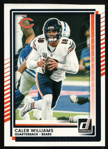 Caleb Williams 2025 Panini Donruss Base #7 Chicago Bears R1E:78