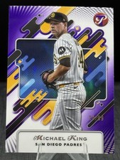 2025 Topps Pristine Purple Refractor #228 Michael King /99 San Diego Padres