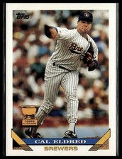 Cal Eldred *ALL STAR ROOKIE CARD* (ASR) 1993 Topps #590. rookie card picture