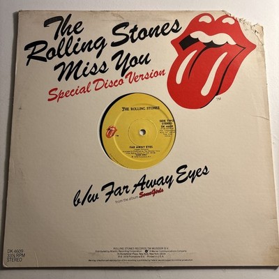 Miss You (Special Disco Version) Rolling Stones, The   Viny10-12, 1978 # DK 4609