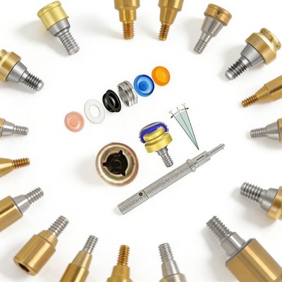 Dental Fit Zest Locator Abutment Legacy Anchor Overdenture Hiossen Zimmer Nobel
