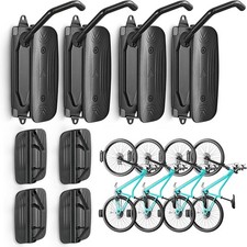  Swivel Bike Wall Mount 4 Pack, Heavy Duty Vertical Bike Rack Hanger