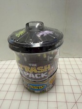 The Trash Pack Black Collector's Trash Can Brand New with 2 Trashies New
