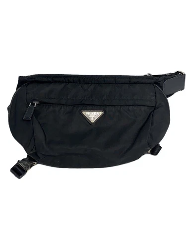 Sac taille PRADA nylon noir uni VA0994 Occasion