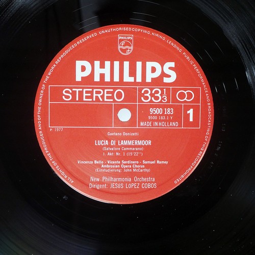 DONIZETTI LUCIA DI LAMMER PHILIPS 6703080 Netherlands VINYL 3LP - Picture 2 of 2