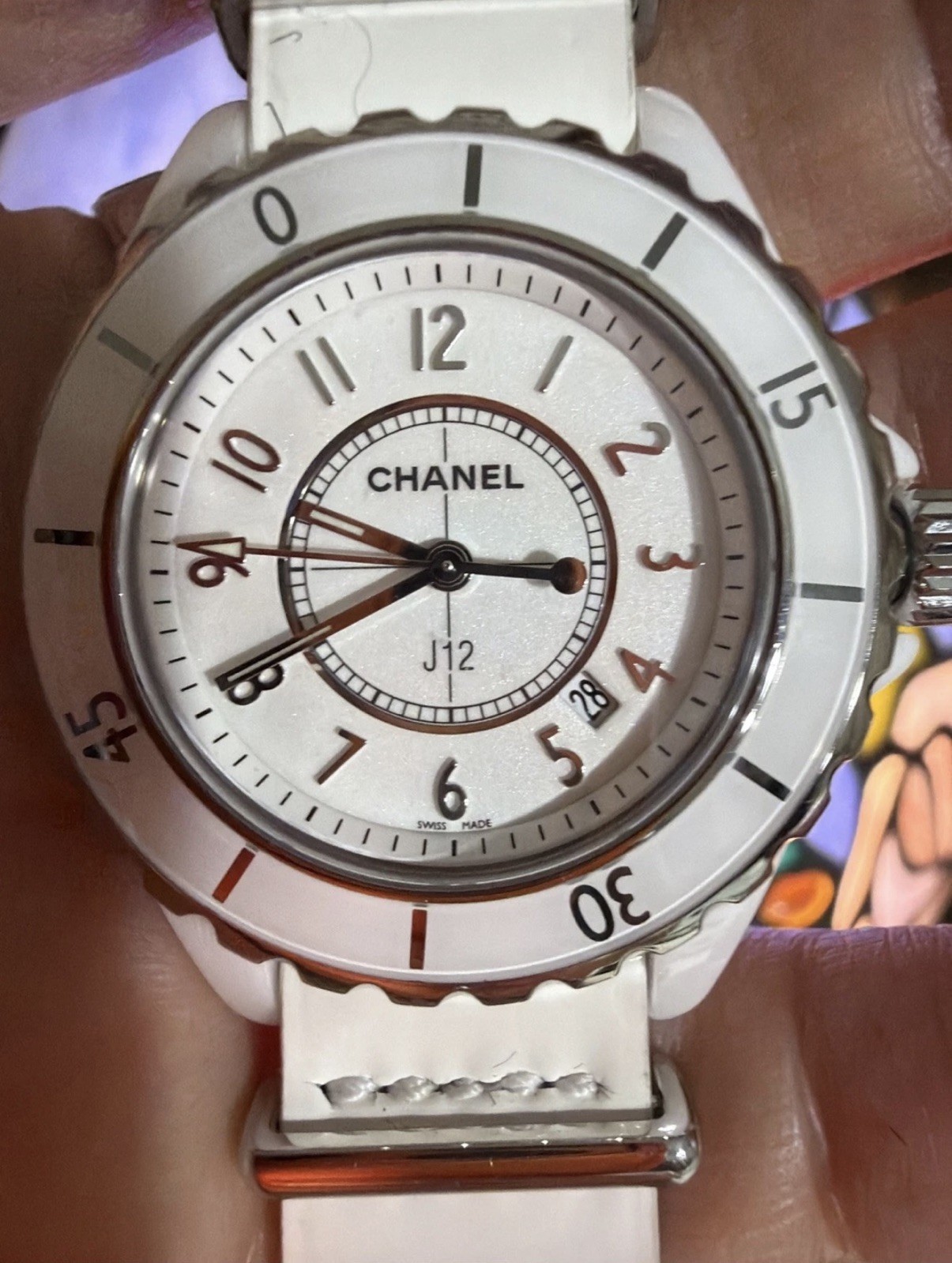 CHANEL J12 White Women’s Adult Wristwatch C.K. 51562