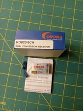 Corona RD820 35MHz - 40MHz FM 8-Channel Receiver For Futaba, Jr
