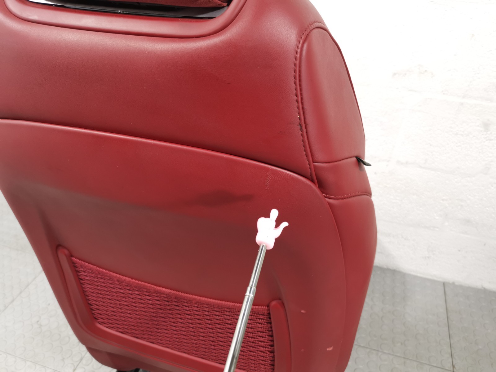 Maserati Levante 2018 AWD AUTO 3.0L Front Right Passenger Complete Seat Red OEM