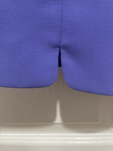 VTG Le Suit purple Skirt And Jacket Suit Size 10 Short Sleeves Preppy Luxe - Bild 7 von 10