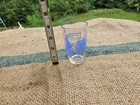 Vintage Swanky Swig Juice Glass Blue Bustlin Betty by Kraft FREE US SHIPPING  — photo 8
