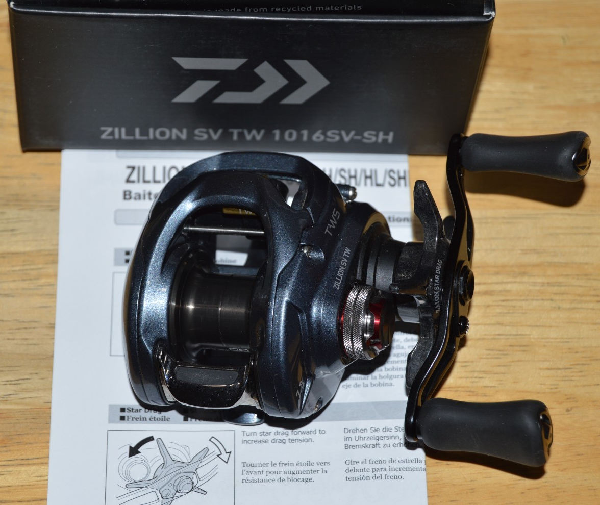 daiwa zillion SV TW 1016SV-SH baitcast reel right hand 7.3:1 8 +4