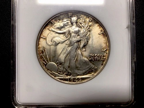 Photo of a 1946-P Walking Liberty Half Dollar from an eBay listing that sold on Jul 21, 2026