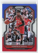 TERENCE DAVIS #197 2020-21 PANINI PRIZM RAPTORS RED WHITE BLUE