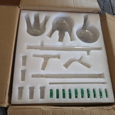 24/40 Joints Glass Organic Chemistry Lab Glassware Kit, 32PCS Lab Chemilcal Unit
