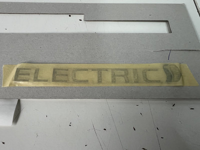 Toyota Proace City MPV Rear Electric Emblem SU001B3701