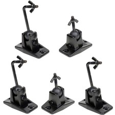 VideoSecu 5 Black Universal Satellite and Audio Speaker Mount Bracket for Wal...