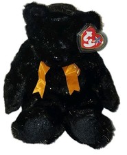 Ty 2002 Vintage Beanie Buddy HAUNT Halloween Bear 13.5" Stuffed Plush Toy NMWMT