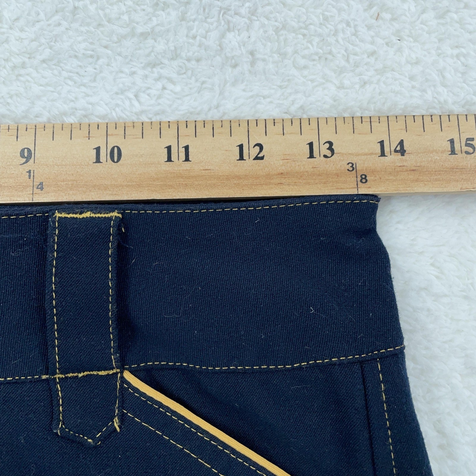 Piper By SmartPak Ladies Full Seat Breeches 24R Navy Amber Riding Pants