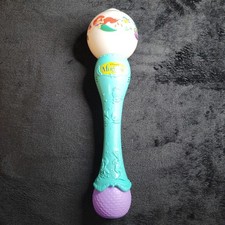 Disneyland The Little Mermaid Ariel MusicalbBubble Wand Toy Aqua Purple read