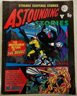 Alan Class Comic Astounding Stories Key Issue 95 High VG+ Black Hood & The Fly