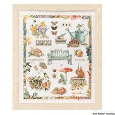 Lanarte cross stitch kit "4 seasons", counted, DIY