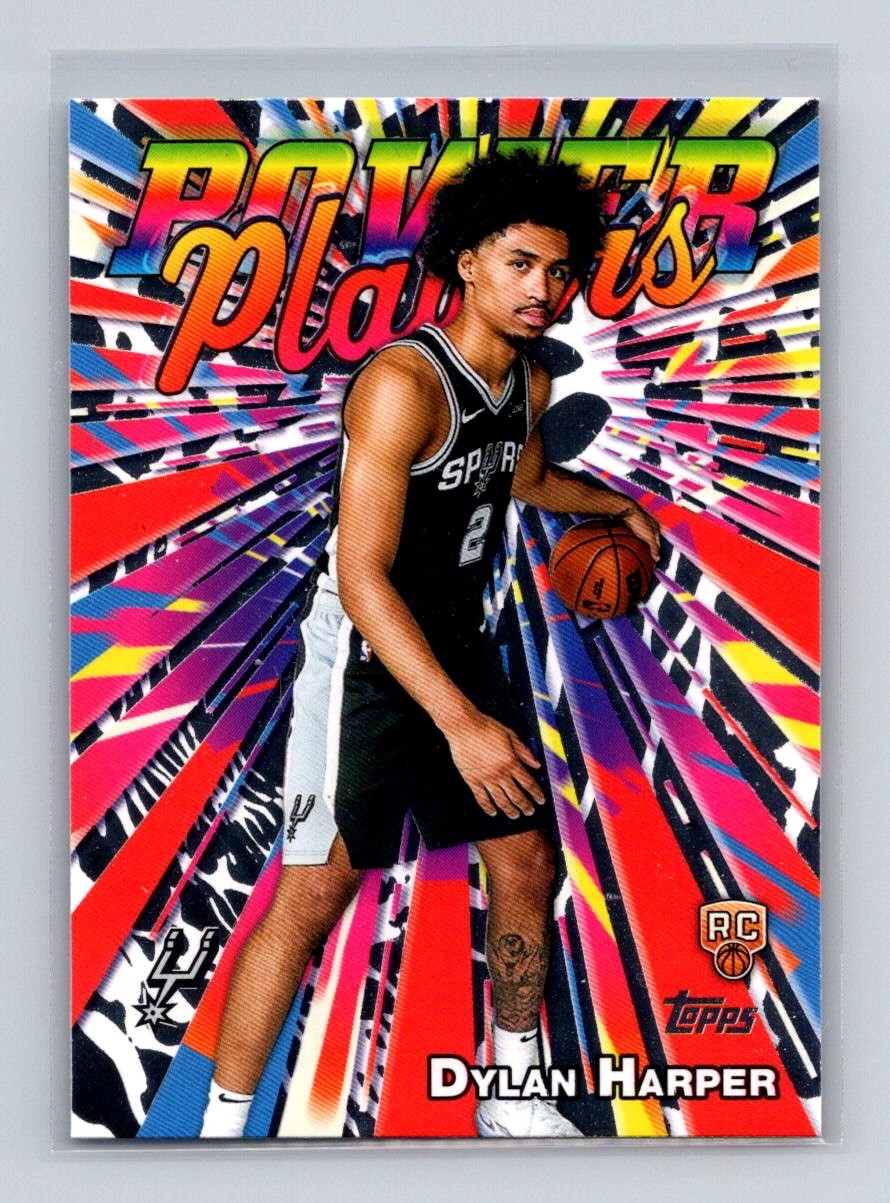 2025-26 NBA Topps Flagship Dylan Harper #PP-17 Power Players Insert Rookie Card