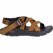 Chaco Banded Z/Cloud Size 9 Standard Fit Sandals Cognac Black/Marron JCH106811