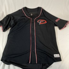 Arizona Diamondbacks Dynasty Series Jersey Mens Size XXL Black MLB Embroidered 