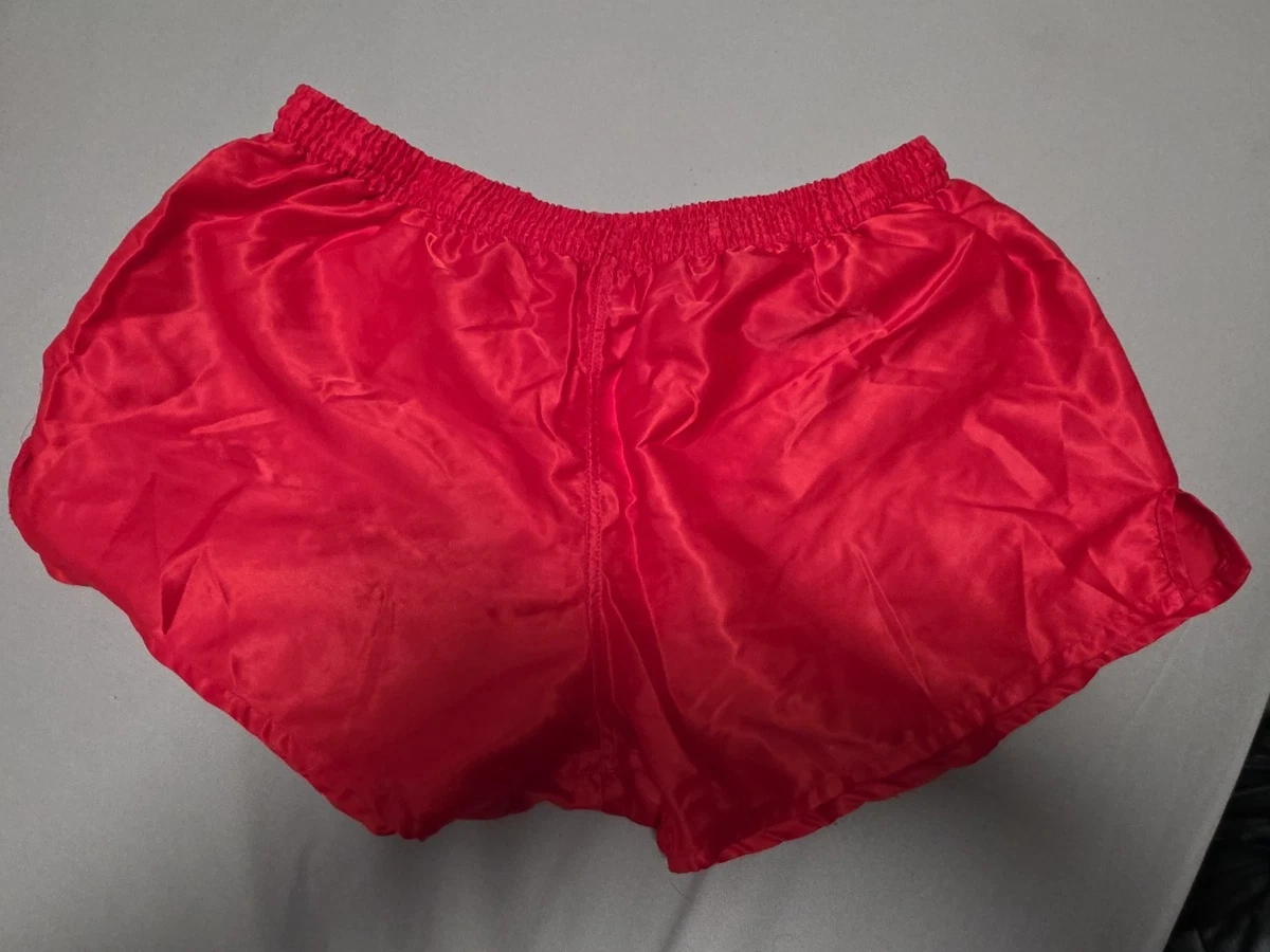 Short Dan'sport Ralon Made in France Rouge Vintage polyester 80'S - 85 / M