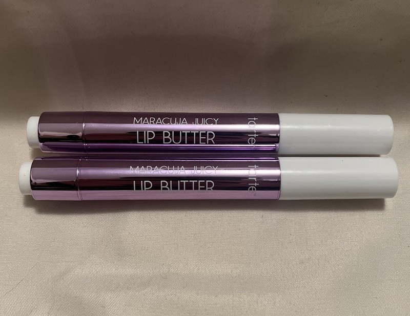 TWO TARTE MARACUJA JUICY LIP BUTTER MAUVE BERRY & CHERRY NEW