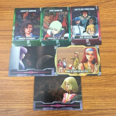 Gundam Clear Trading Card Lot Lucette Aina Sahalin 34pcs