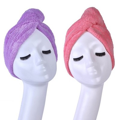 YYXR Microfiber Quick Drying Hair Towel Wrap - Super Small, Rose-purple