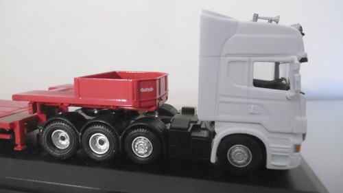 Camión Oxford Scania Topline 8x4 detalle adicional y remolque Nooteboom 1:76 #HH6 - Imagen 3 de 4