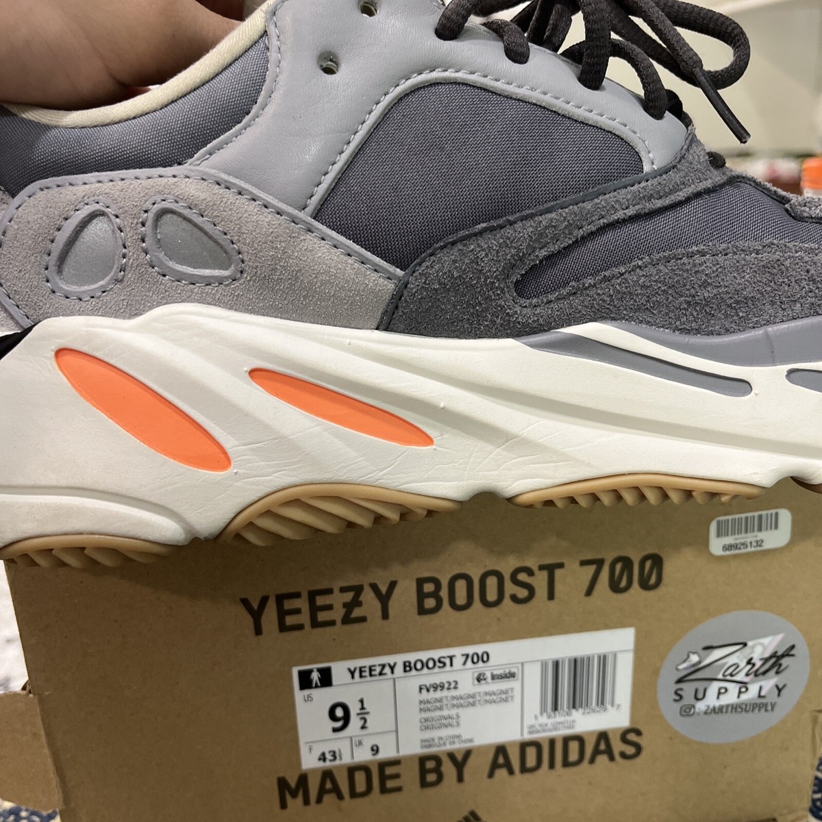 Size 9.5 - adidas Yeezy Boost 700 V1 Magnet 193106226297| eBay