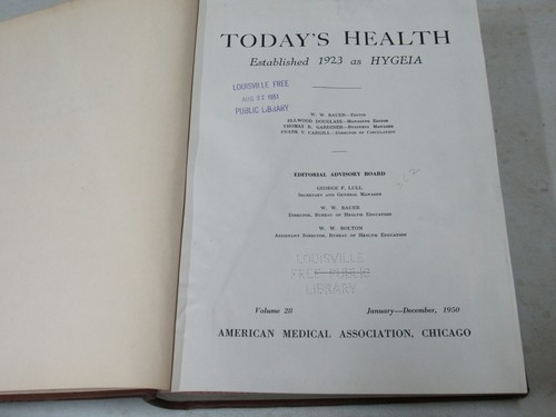 Today's Health Bound ~ January - December 1950, Volume 28 - Bild 2 von 4