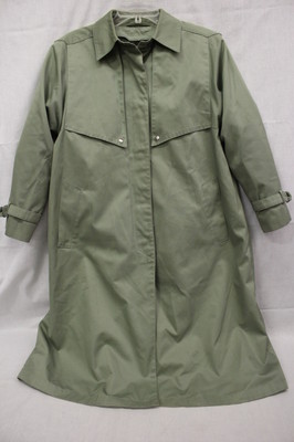 LORD & TAYLOR Olive Green Trenchcoat, Cotton Blend, W/Removable Liner,Sz 10P-B17