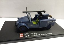  1/43, voiture 2 CV Citroën Pick Up Jules a Canon, Auto Plus, Neuf (12)