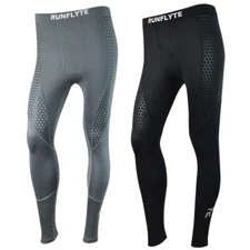 RunFlyte Men's Hex Compress Training Running Pants Tights Fitness Yoga f2101