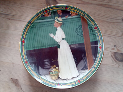 Sammelteller Bradex Norman Rockwell  A Mother's Welcome  Limited 1986
