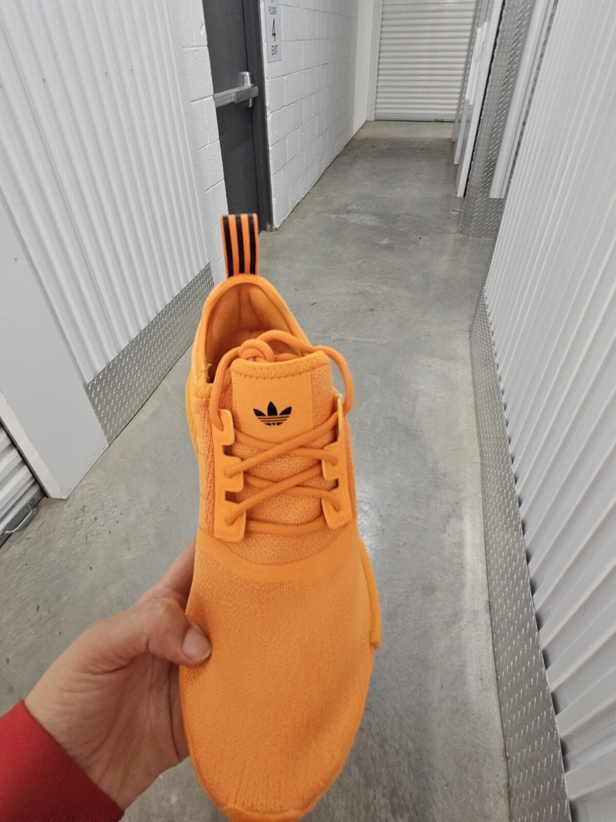 Adidas NMD R1 Neon Orange Womens Running Sneakers (GV9439) | eBay