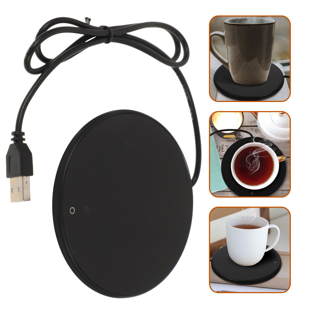 5 PCS USB Thermostat Coaster Aluminum Alloy Cup Heater Mug Warmer eBay