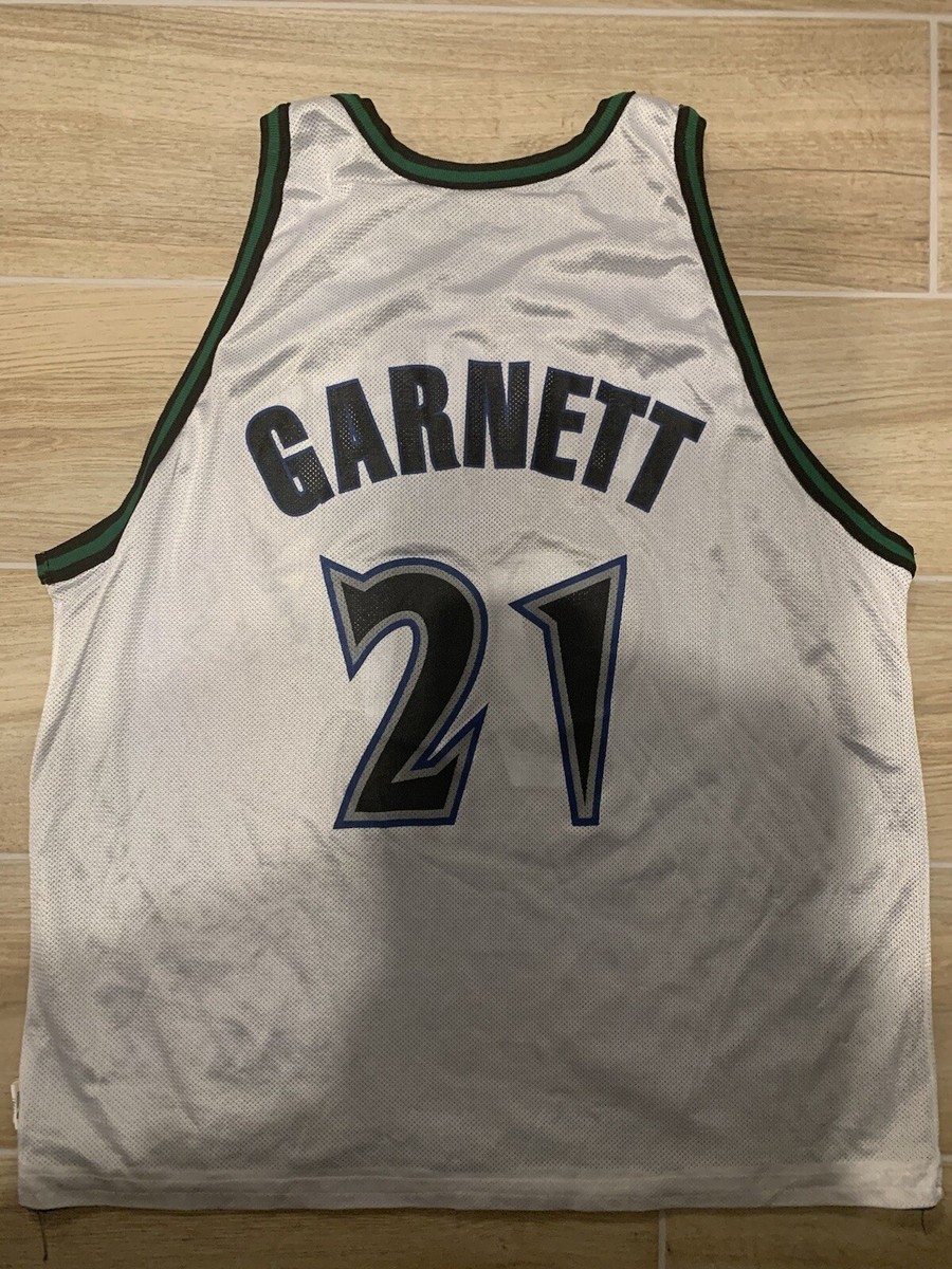 【希少品】90s   ケビン・ガーネット　ティンバーウルブズ　ユニフォーム　48 Vintage Kevin Garnett Minnesota Timberwolves Reversible