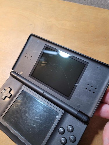 Black Nintendo DS Lite Console *Works* *NO SOUND* - Picture 2 of 9