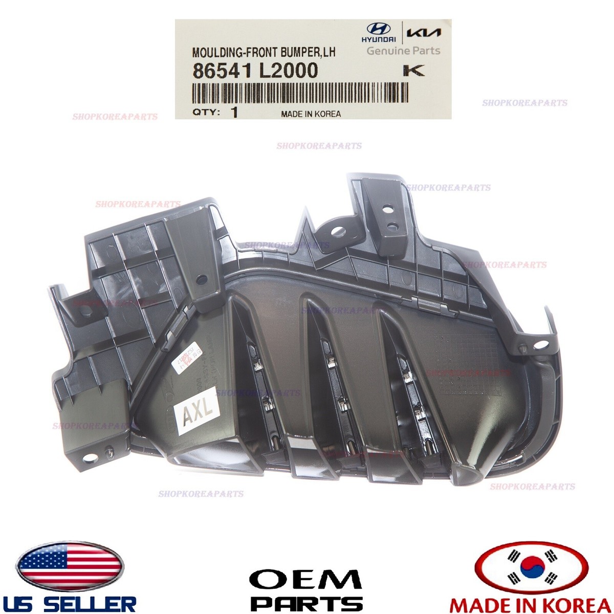 Genuine Duct Assy Air Curtain LEFT Driver Side ⭐OEM⭐ KIA K5 2021 