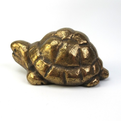 Bronze Figur SCHILDKRÖTE Turtle Figurine Vintage Mid-Century wohl Horst Dalbeck - Picture 3 of 4