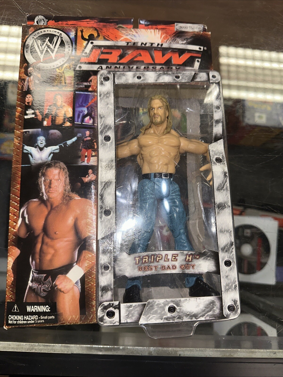 2003 Jakks WWF WWE Raw 10TH Anniversary Figure - Triple H