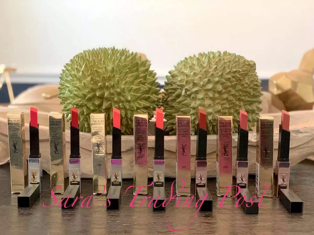 1 YSL Yves Saint Laurent Rouge Pur Couture SLIM SHEER GLOW MATTE